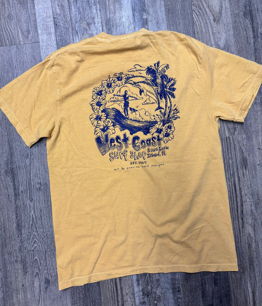 West Coast Surf Shop by Santino Surf Designs Tee