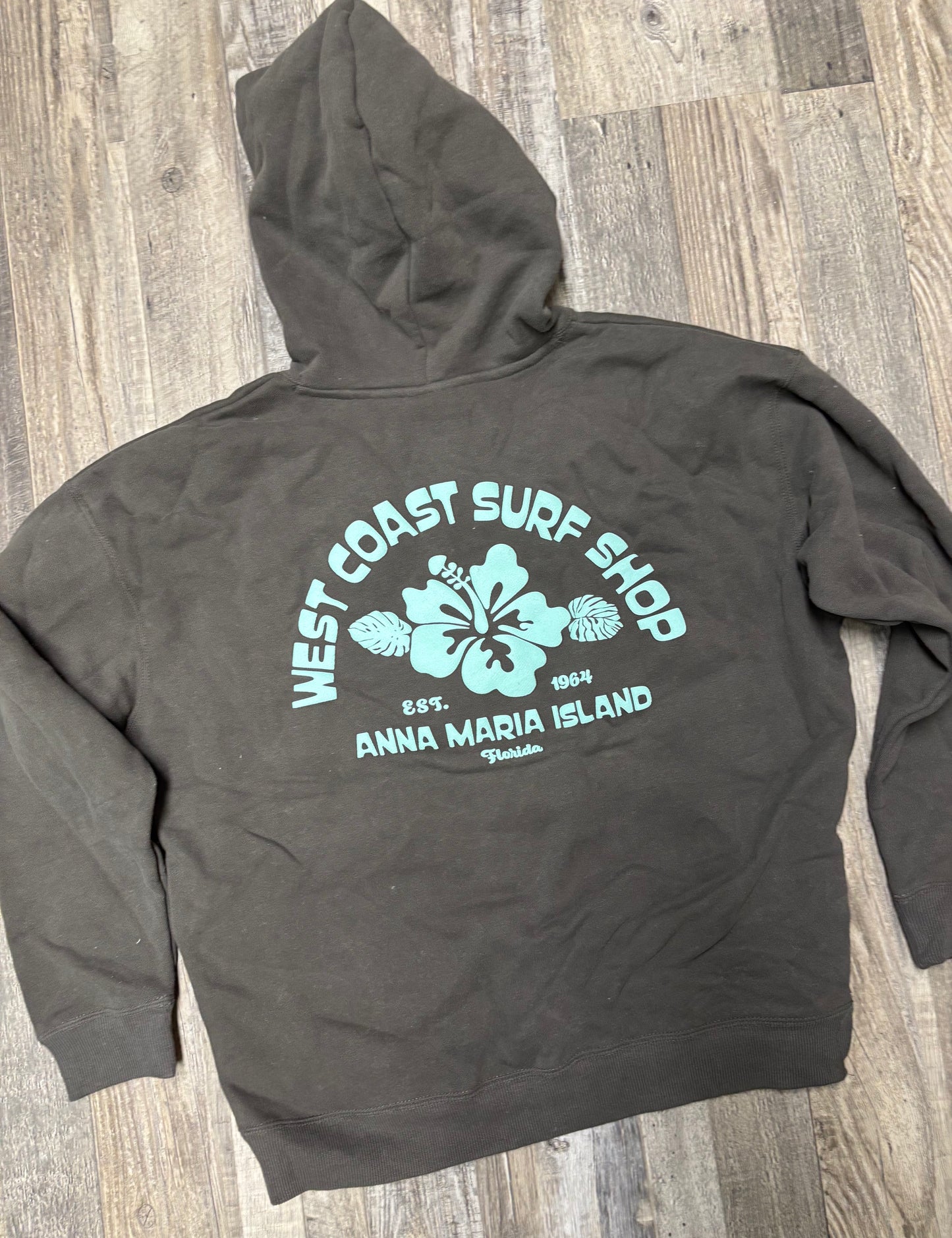 West Coast Surf Shop Puff Hibiscus Hoodie