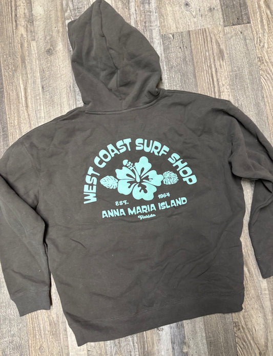 West Coast Surf Shop Puff Hibiscus Hoodie