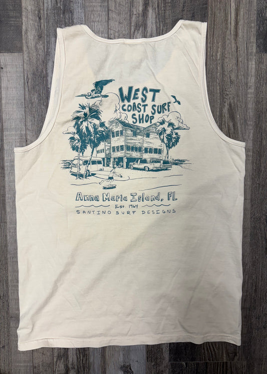 West Coast Surf Shop by Santino Surf Designs Tank