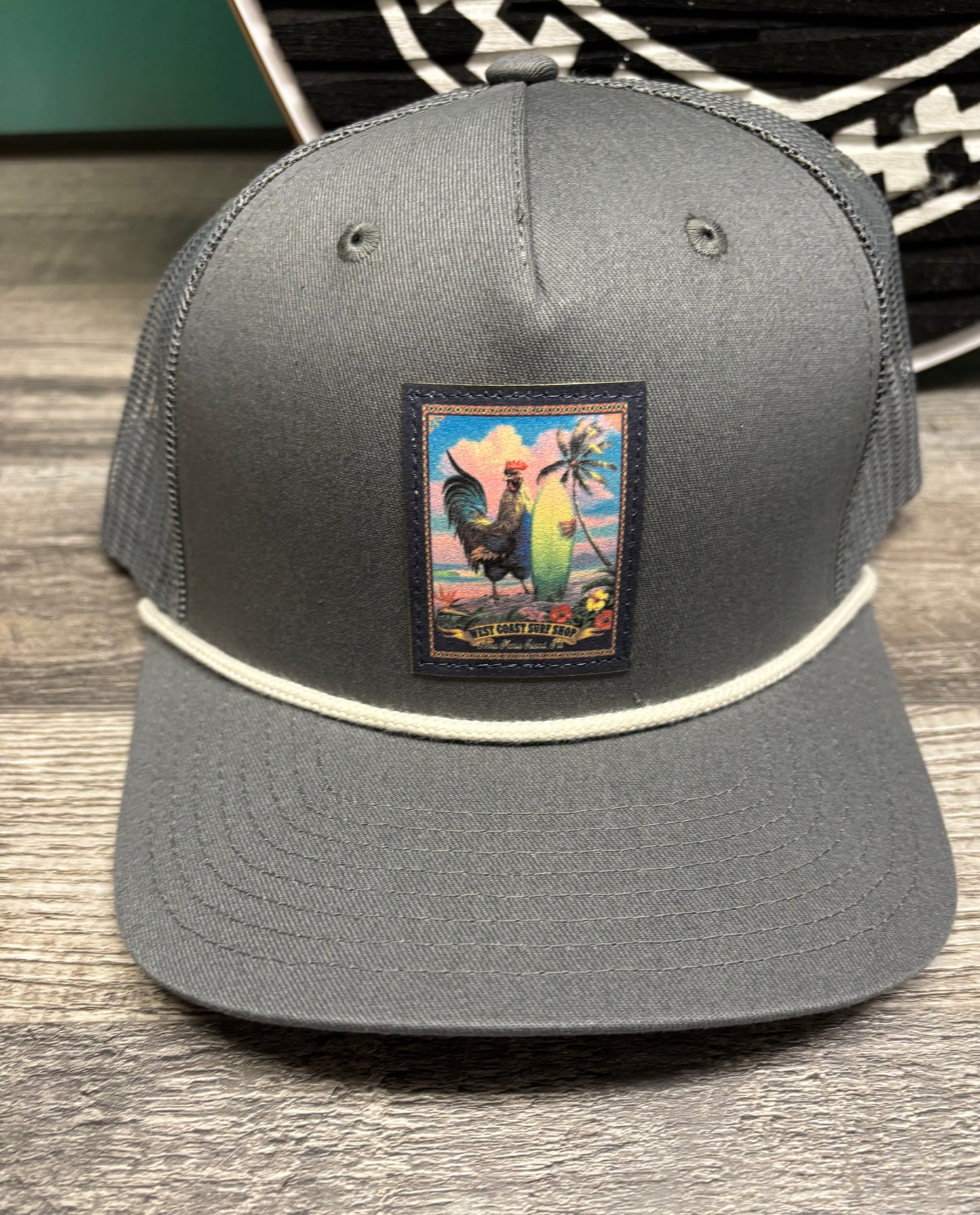 West Coast Surf Shop Surfing Rooster Hat