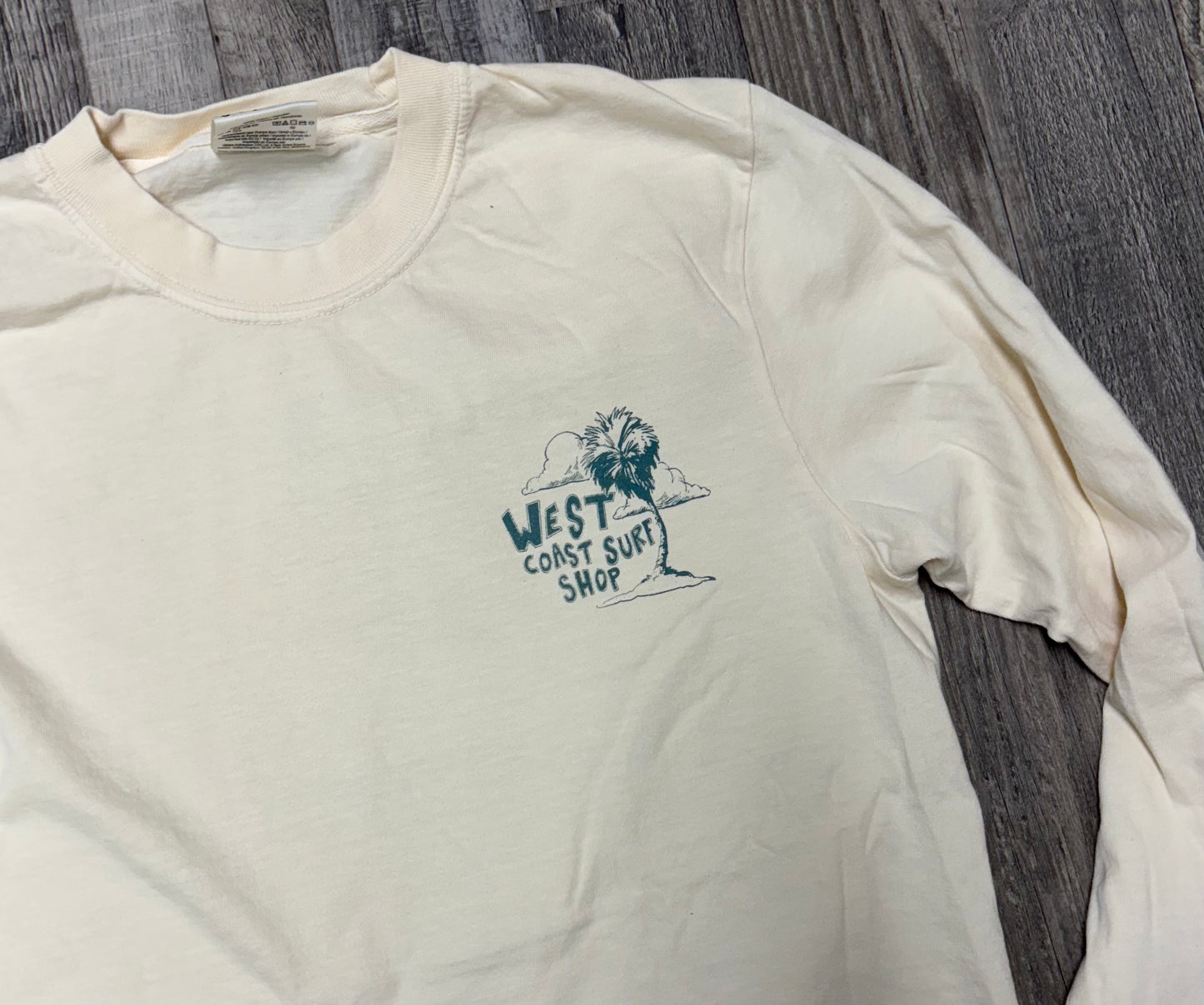 West Coast Surf Shop by Santino Surf Designs Long Sleeve Tee