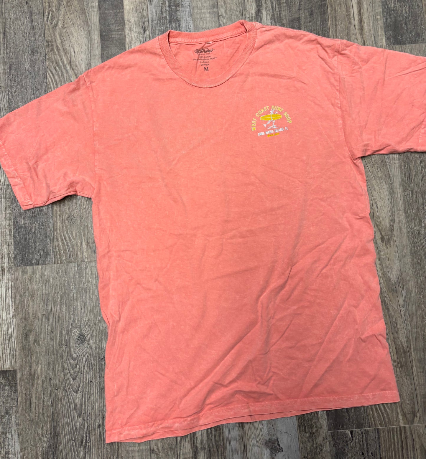 West Coast Surf Shop Skating Surfing Skeleton Tee