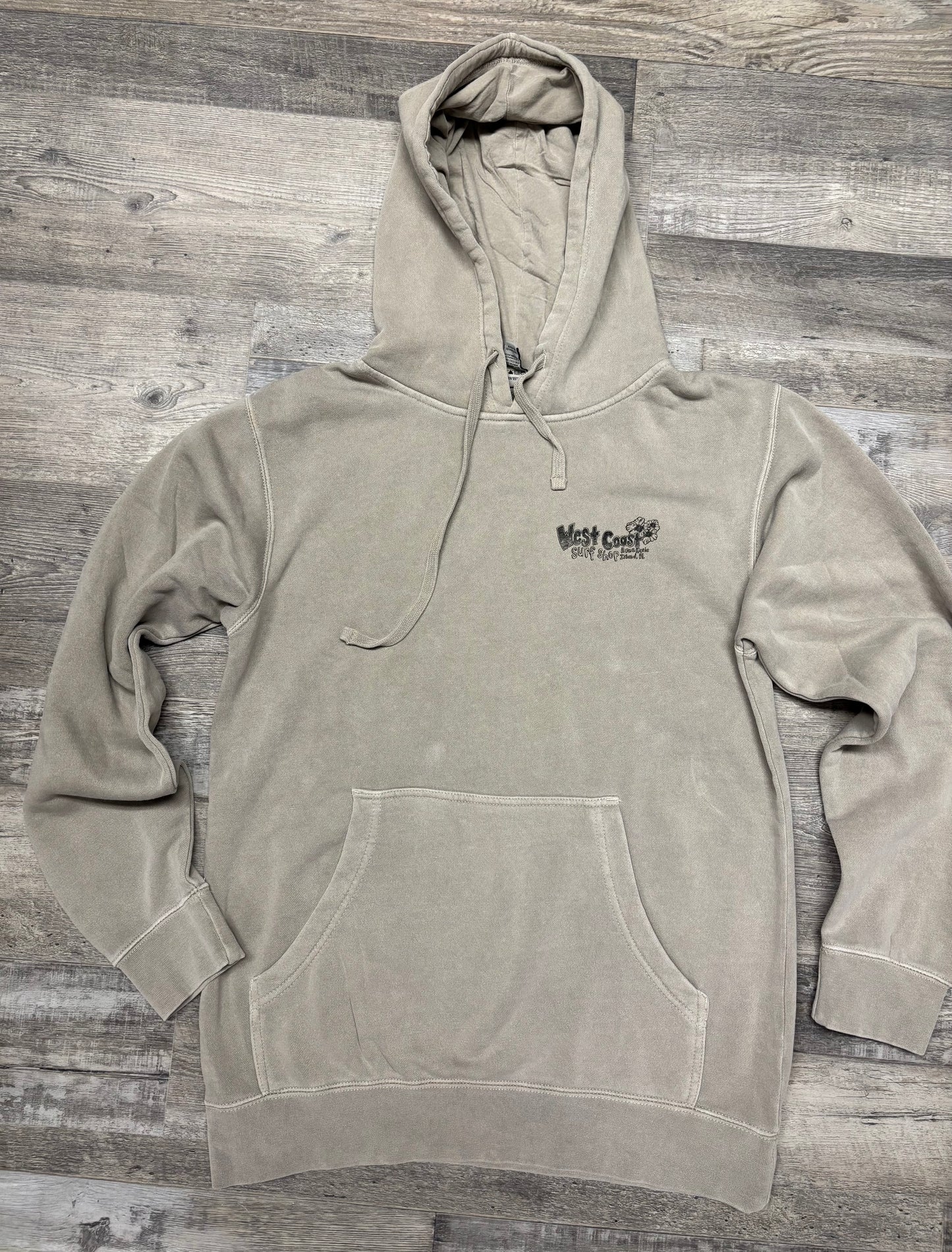 West Coast Surf Shop by Santino Surf Designs Hoodie