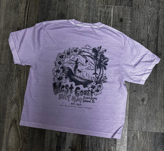 West Coast Surf Shop by Santino Surf Designs Womens Tee