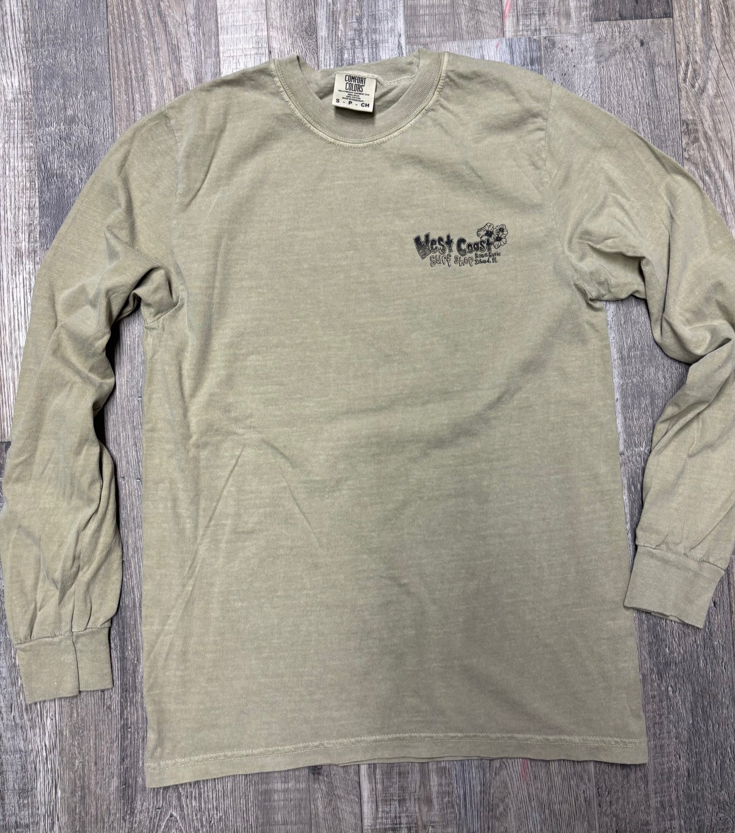 West Coast Surf Shop by Santino Surf Designs Long Sleeve Tee