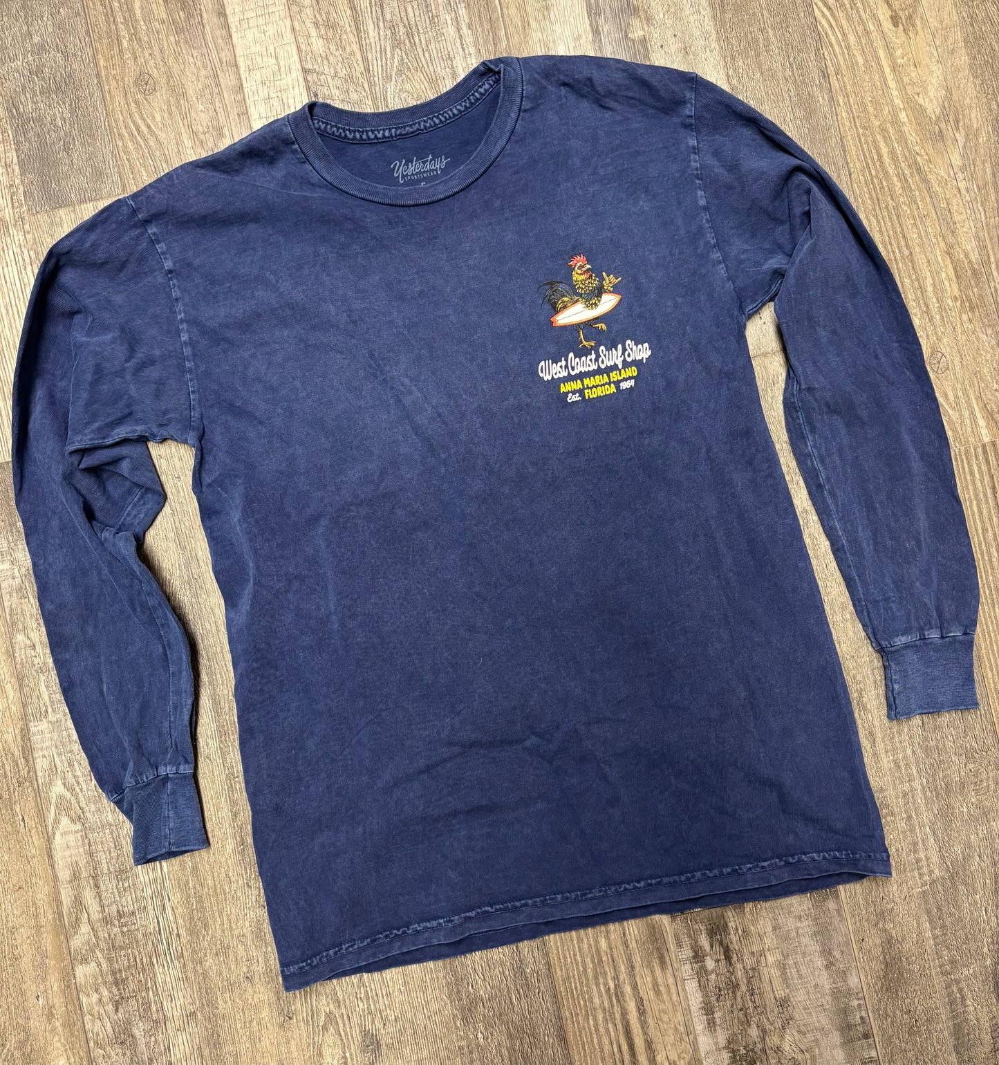 West Coast Surf Shop Rooster Long Sleeve Tee