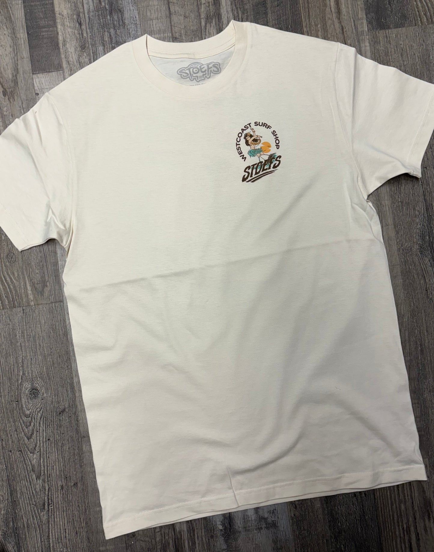 West Coast Surf Shop by Stoefs Studio Hula Girl Tee