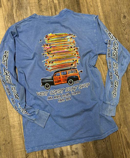 West Coast Surf Shop Woody Long Sleeve Tee