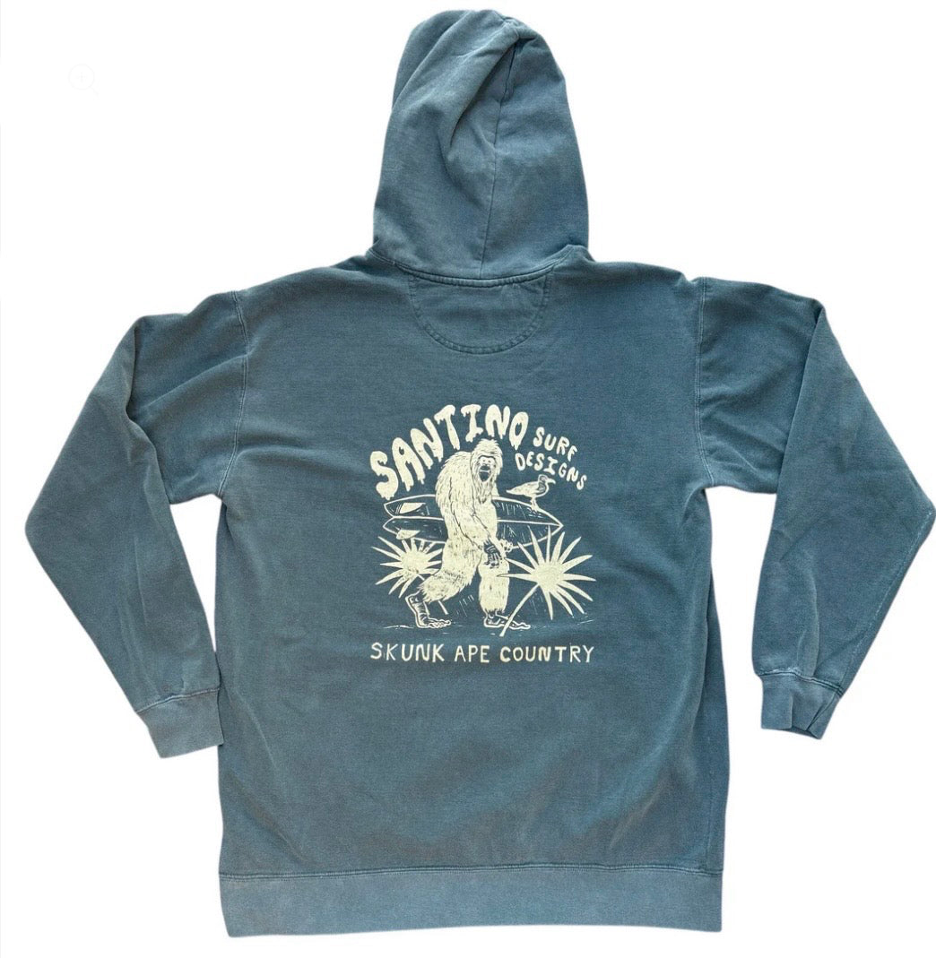 Santino Surf Designs Skunk Ape Hoodie