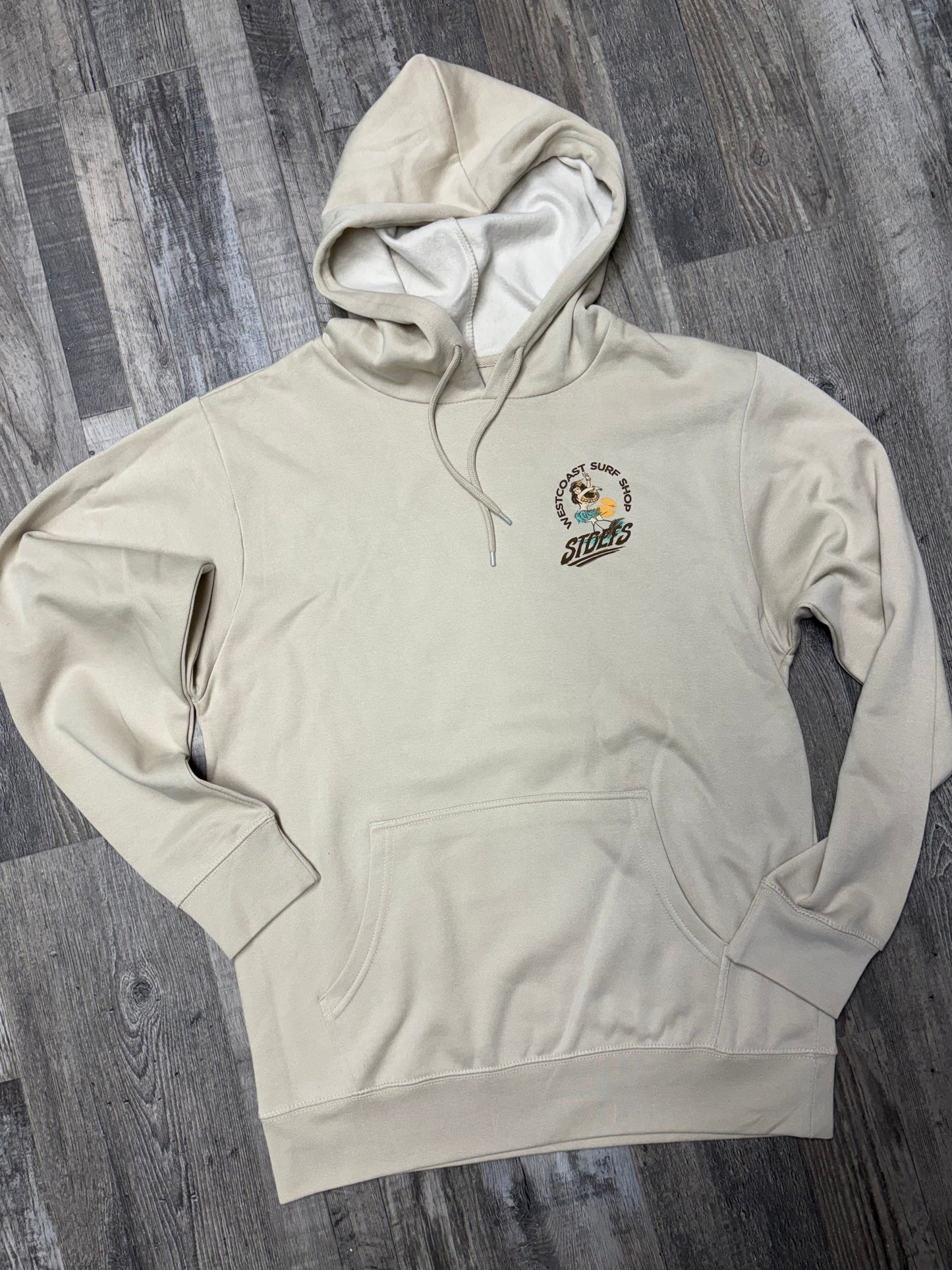West Coast Surf Shop by Stoefs Studio Hula Girl Hoodie