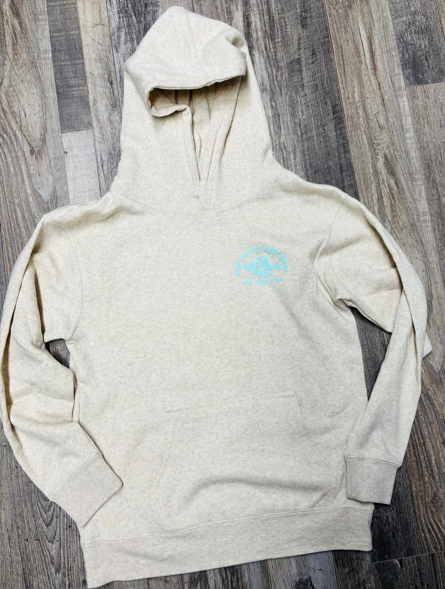 West Coast Surf Shop Youth Puff Hibiscus Hoodie