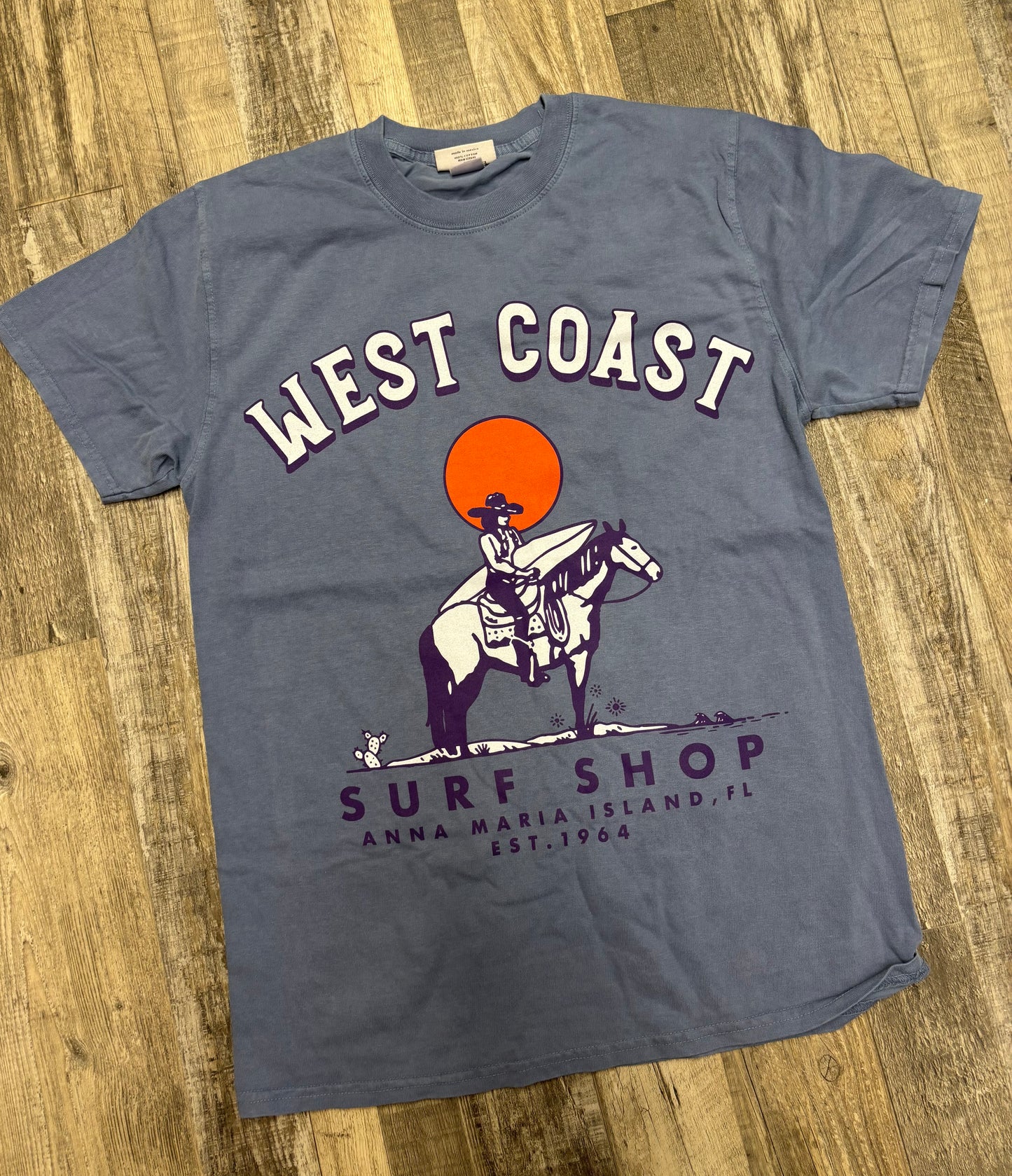 West Coast Surf Shop Surfing Cowgirl Tee