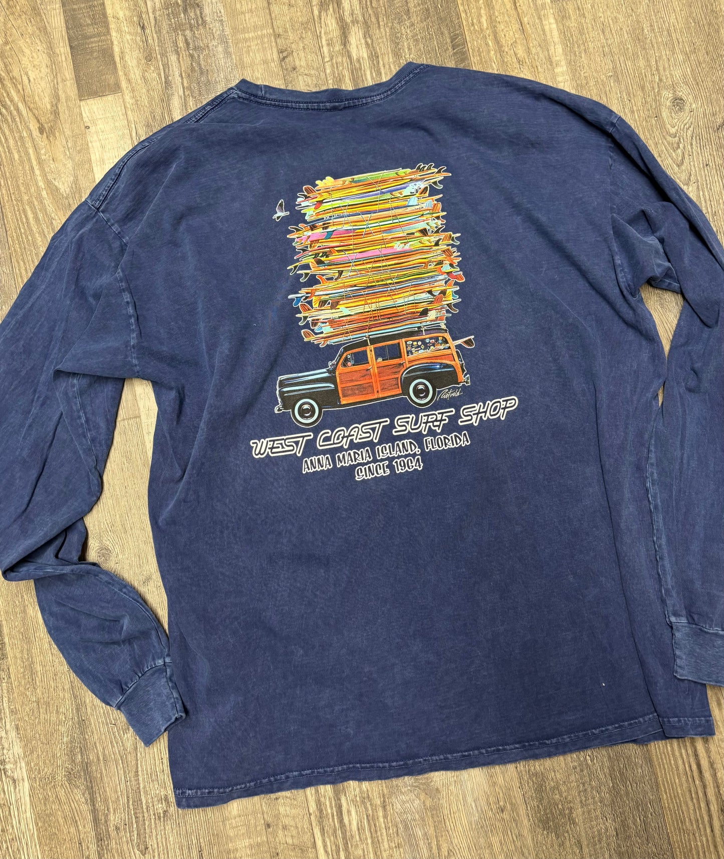 West Coast Surf Shop Woody Long Sleeve Tee