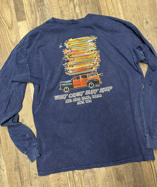 West Coast Surf Shop Woody Long Sleeve Tee