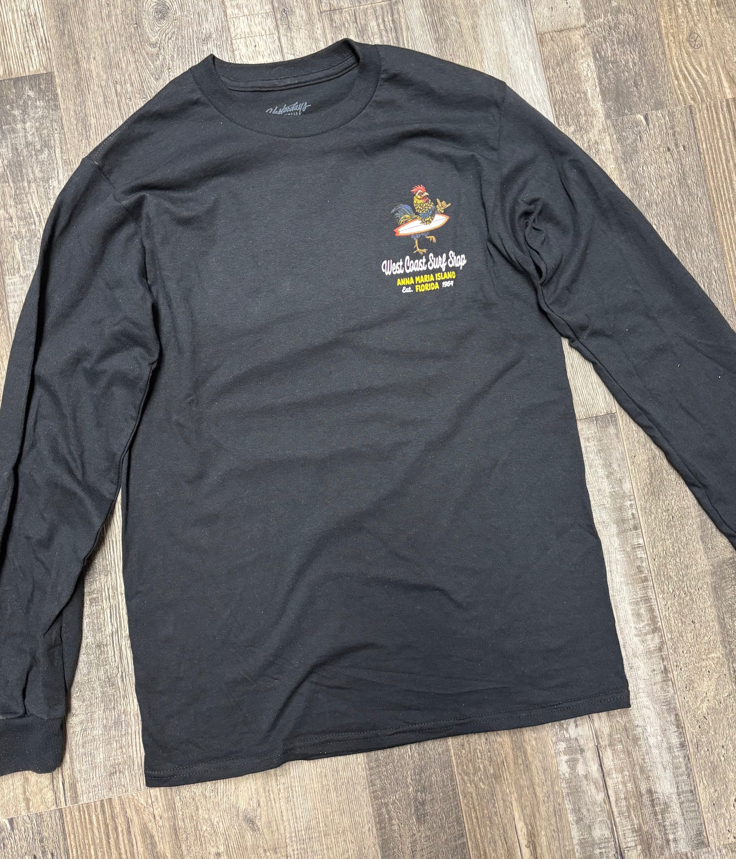 West Coast Surf Shop Rooster Long Sleeve Tee