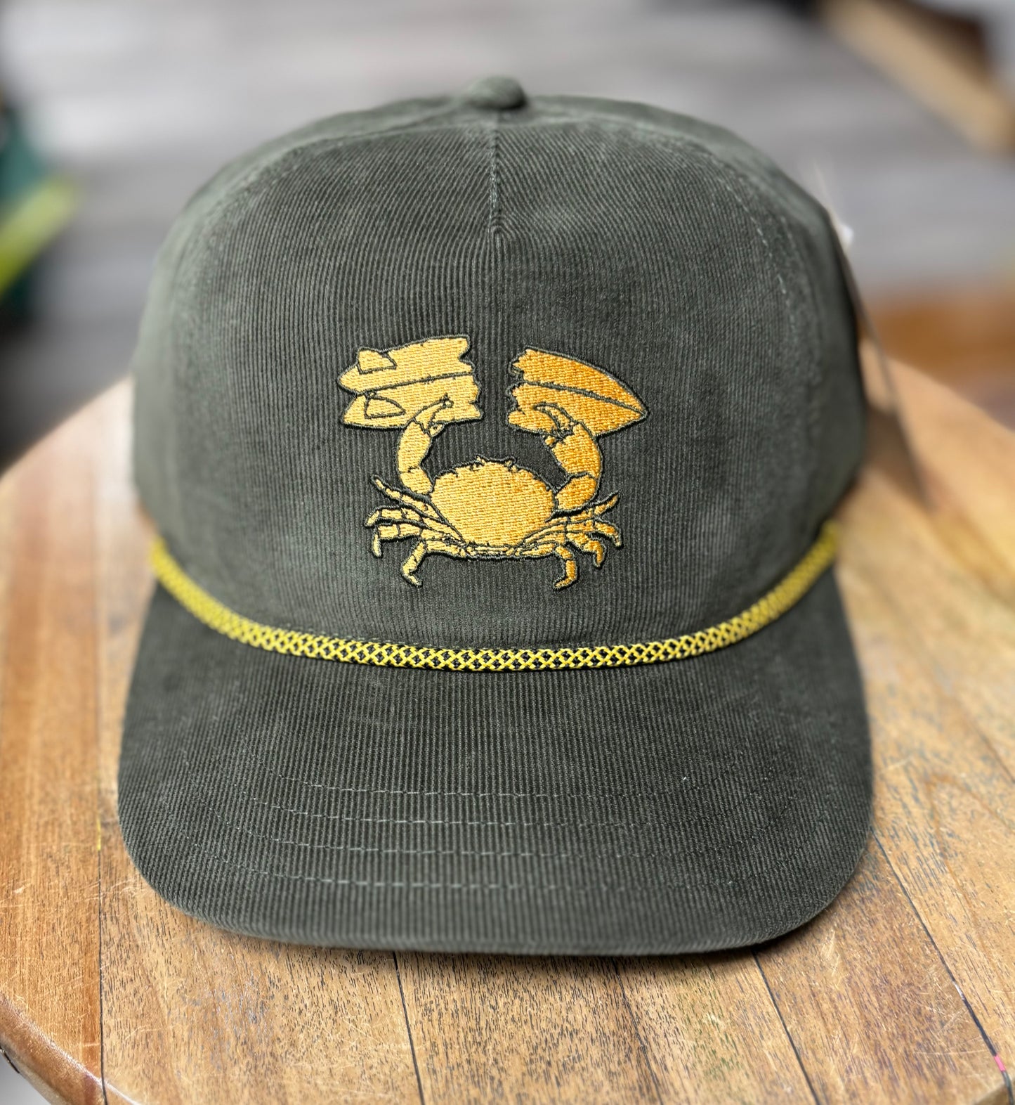 Santino Surf Designs Stone Crab Corduroy Hat