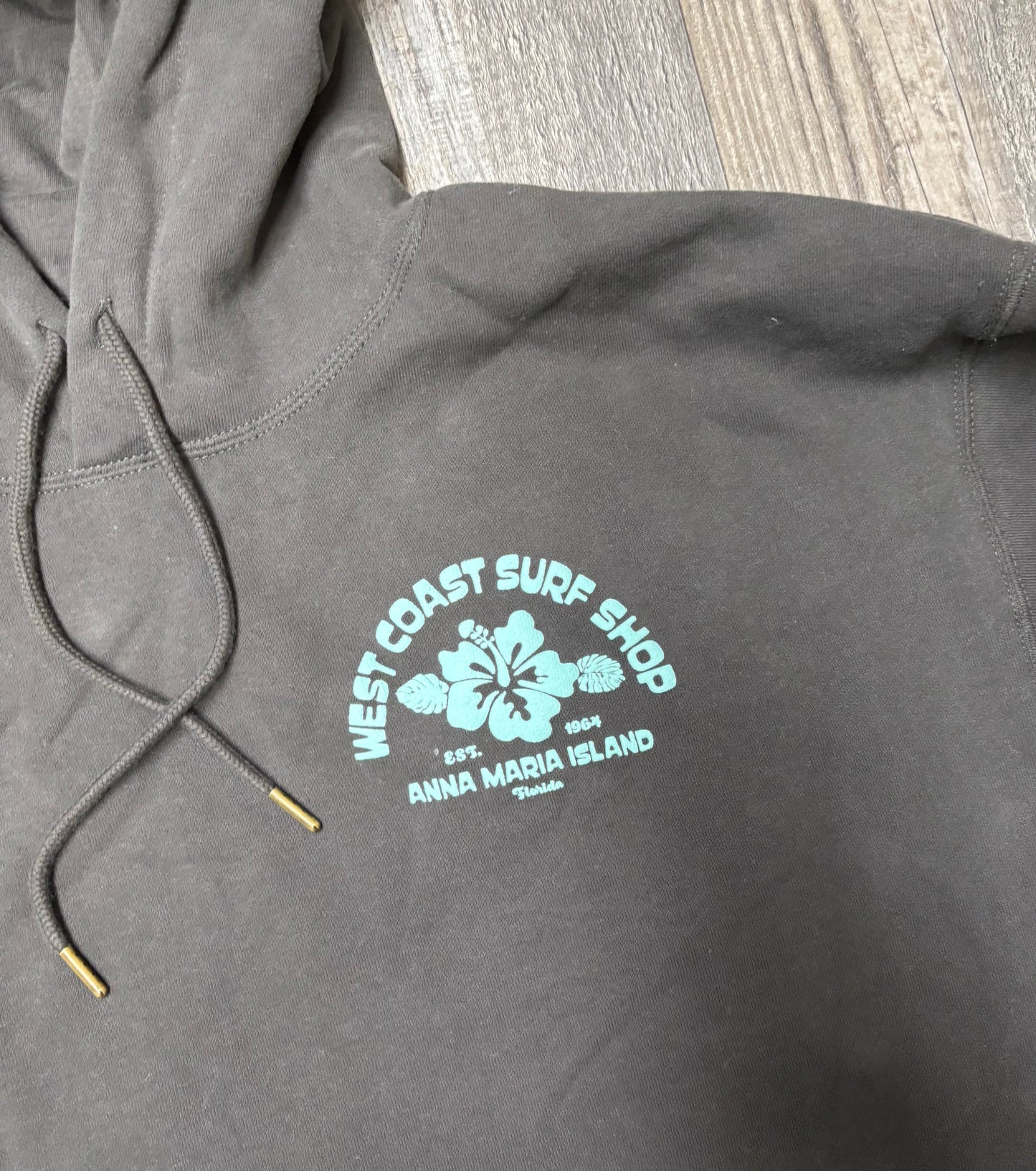 West Coast Surf Shop Puff Hibiscus Hoodie