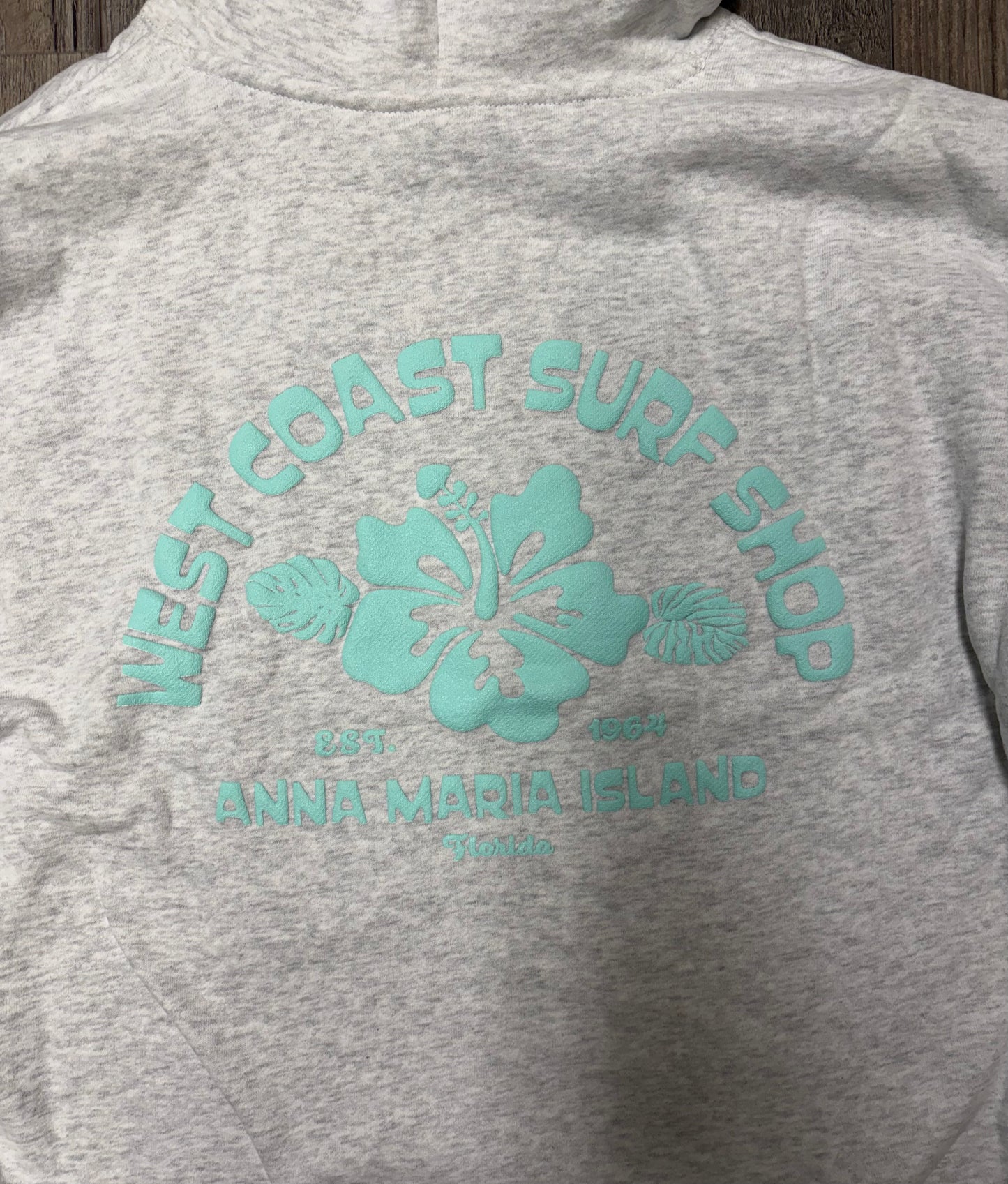 West Coast Surf Shop Puff Hibiscus Hoodie