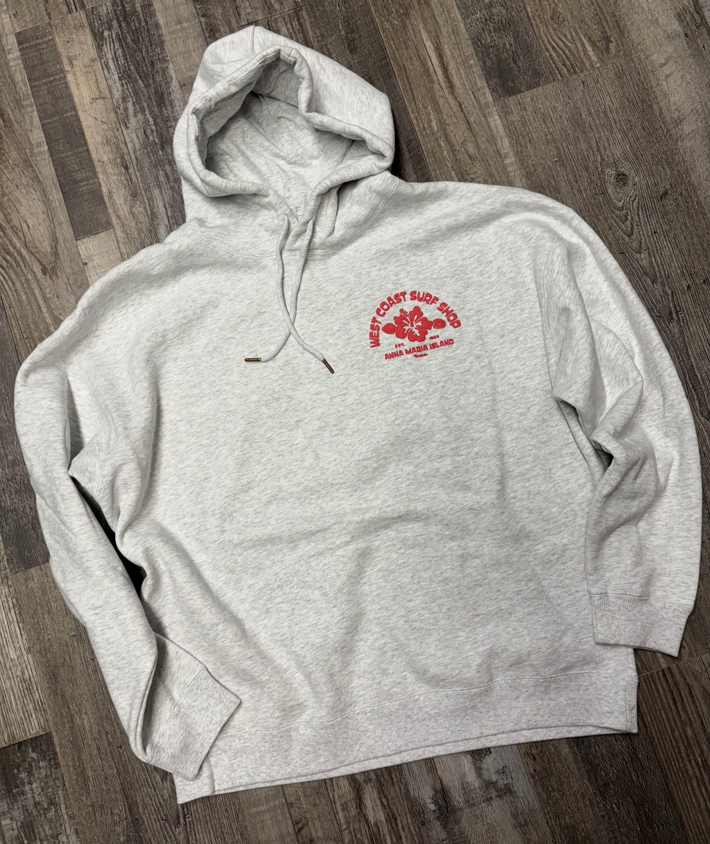 West Coast Surf Shop Puff Hibiscus Hoodie