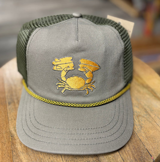 Santino Surf Designs Stone Crab Trucker Hat