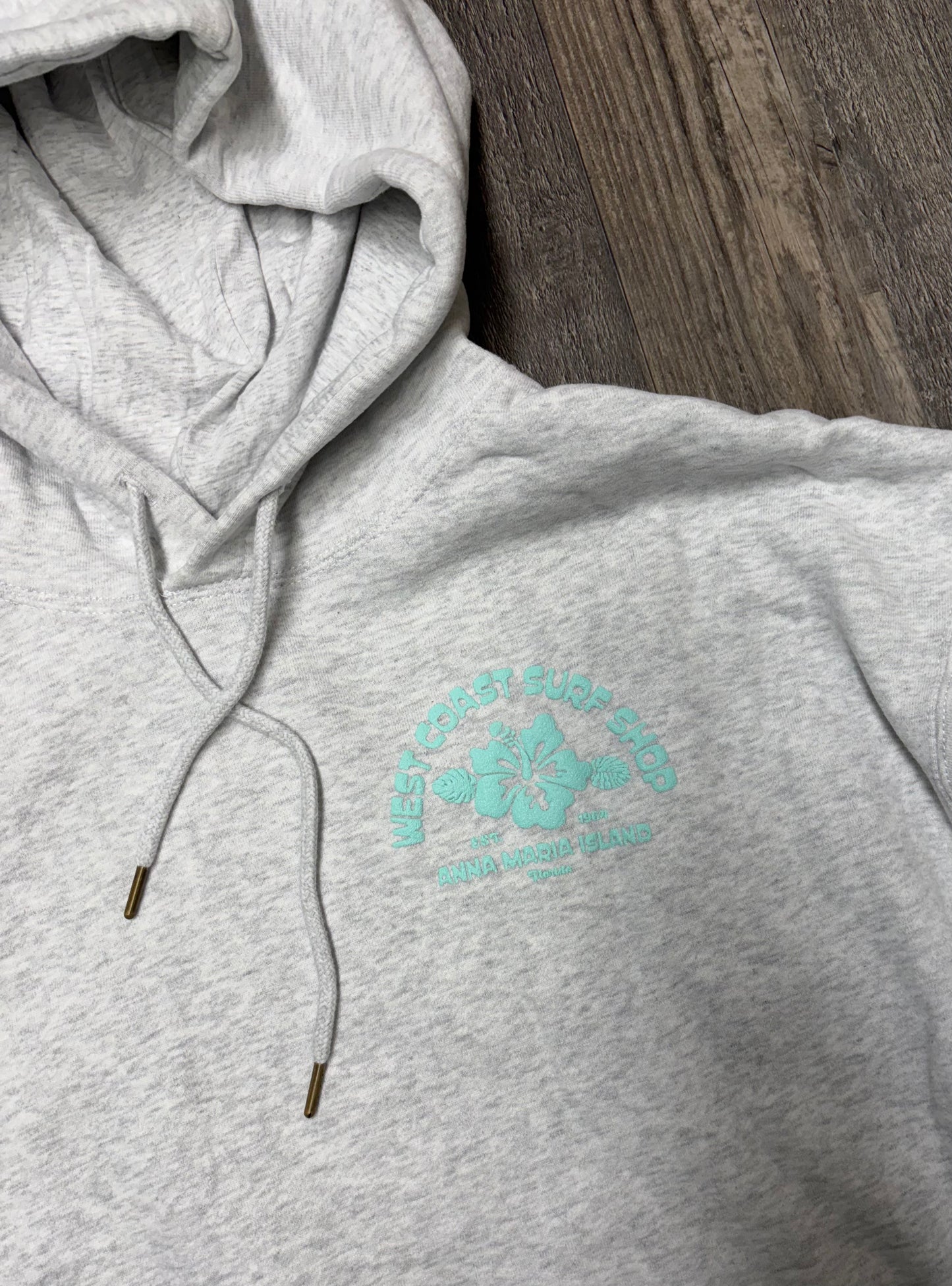 West Coast Surf Shop Puff Hibiscus Hoodie