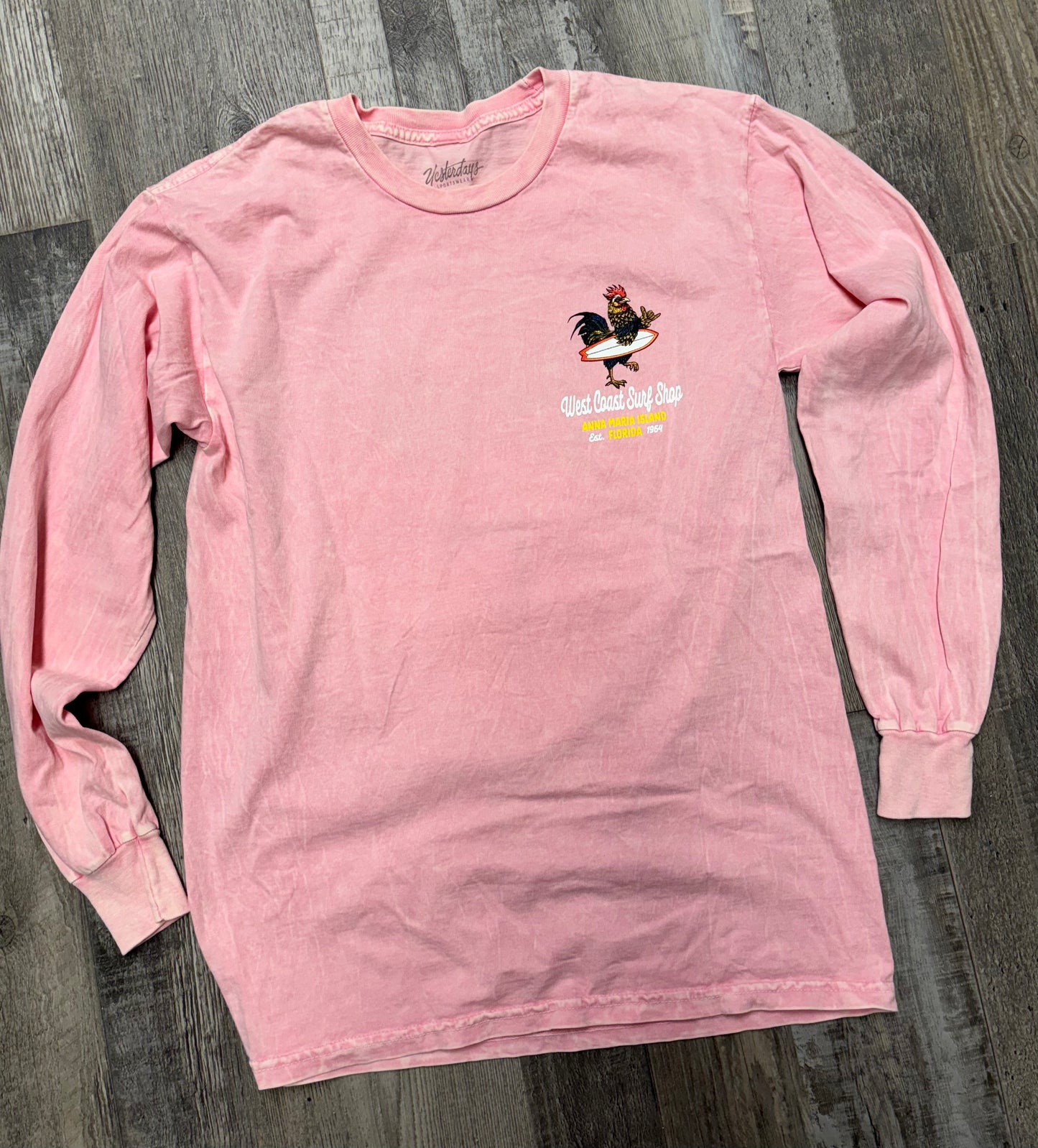 West Coast Surf Shop Rooster Long Sleeve Tee