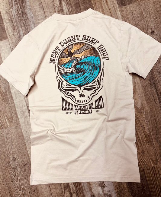 West Coast Surf Shop by Stoefs Studio Dead Head Tee
