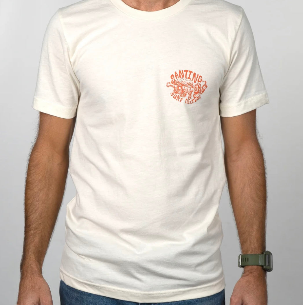 Santino Surf Designs Gnarley Octopus Tee