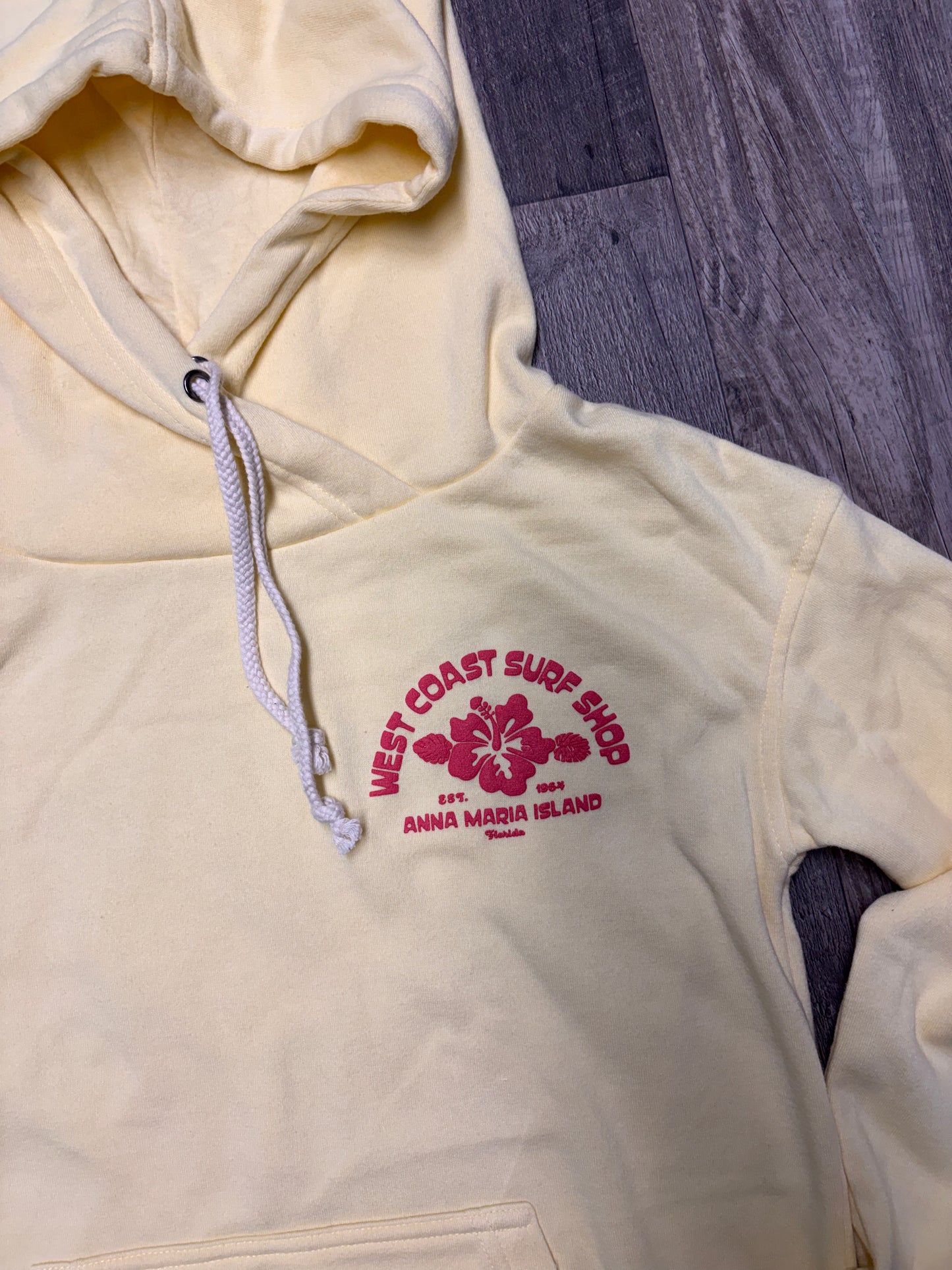 West Coast Surf Shop Puff Hibiscus Hoodie