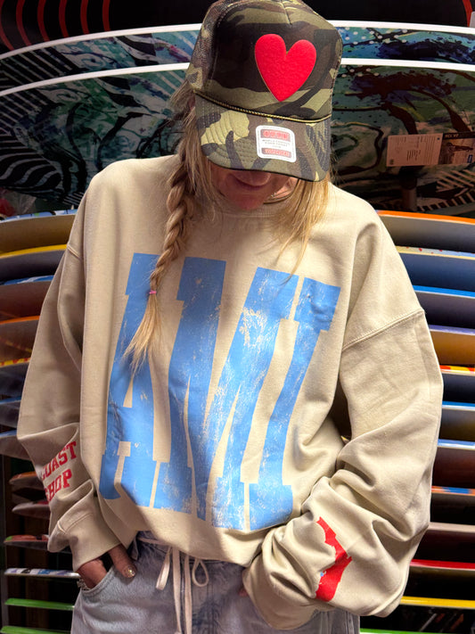 AMI West Coast Surf Shop FL love Crewneck