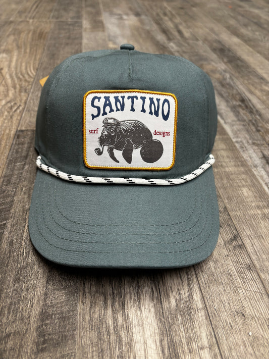 Santino Surf Designs Captain Manatee Twill Hat