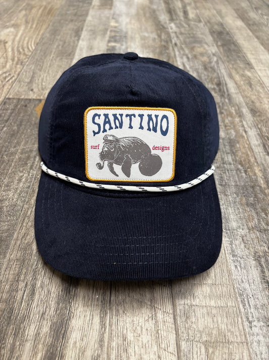 Santino Surf Designs Captain Manatee Corduroy Hat