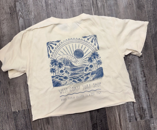 West Coast Surf Shop Women’s Cropped Tee