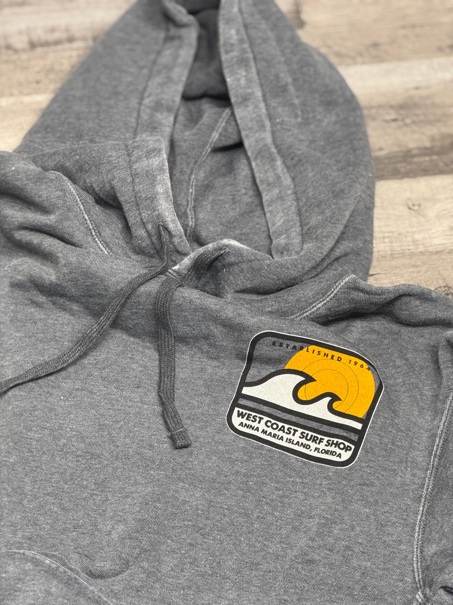 West Coast Surf Shop Heather Charcoal Pillow Talk Hoodie