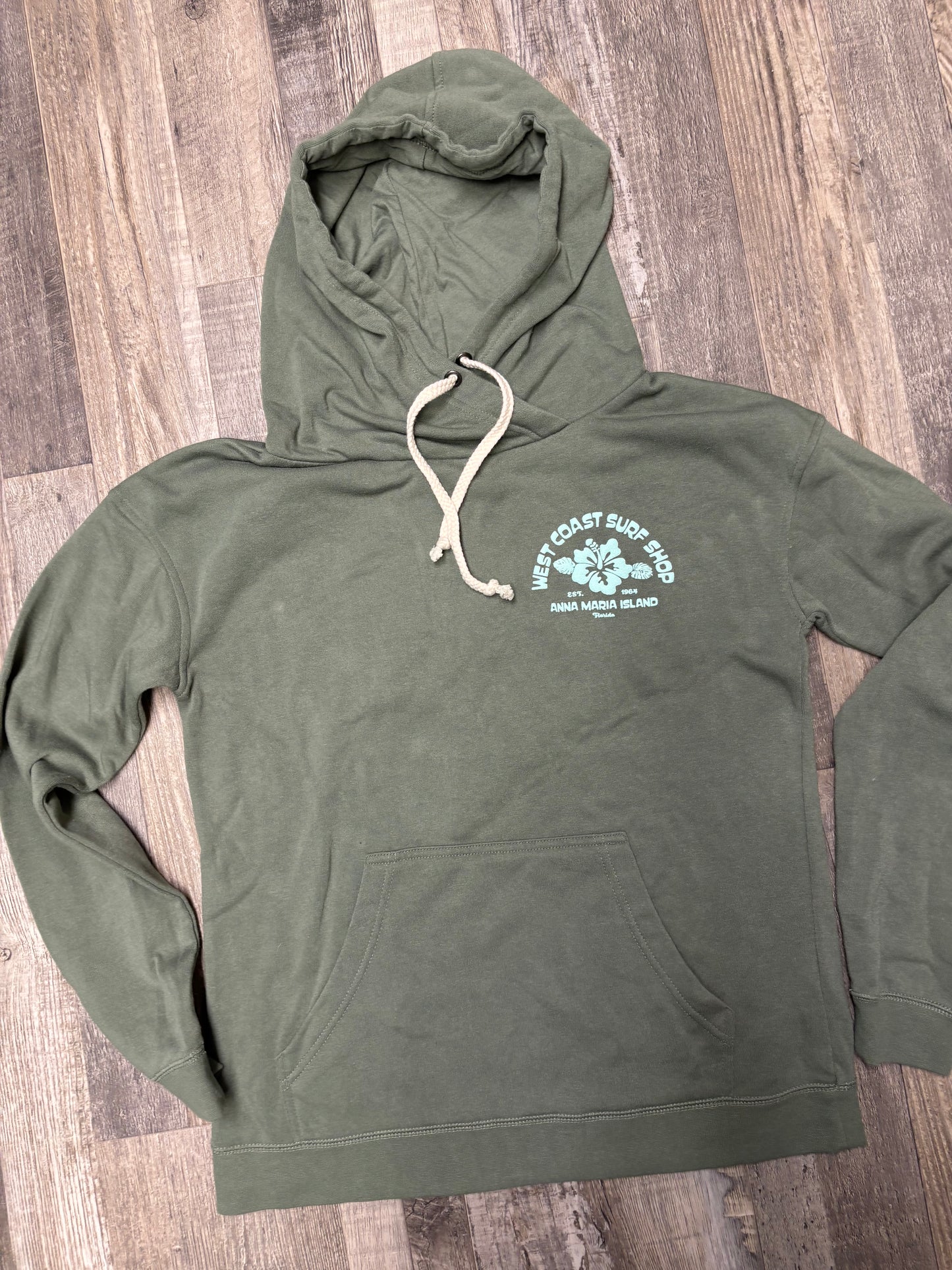 West Coast Surf Shop Puff Hibiscus Hoodie