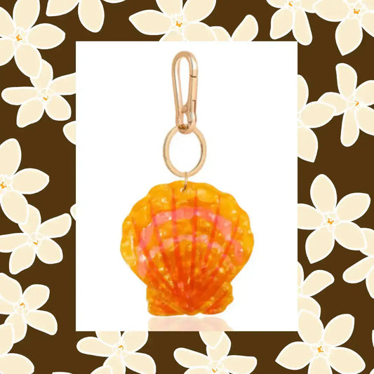 Sunrise Shell Keychain 