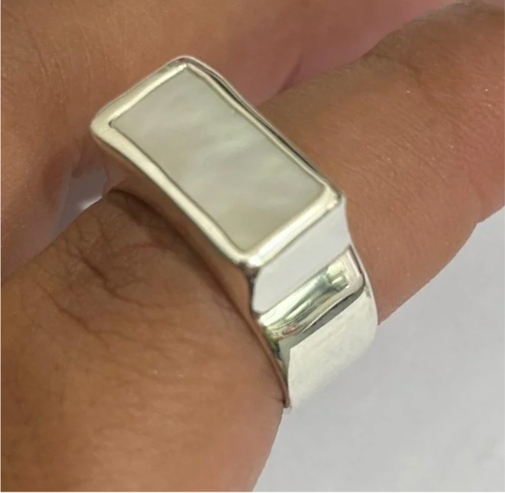 Savannah Ring - Mother of Pearl (Handmade)