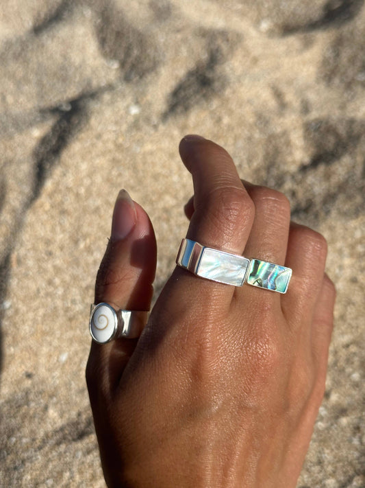 Savannah Ring - Mother of Pearl (Handmade)